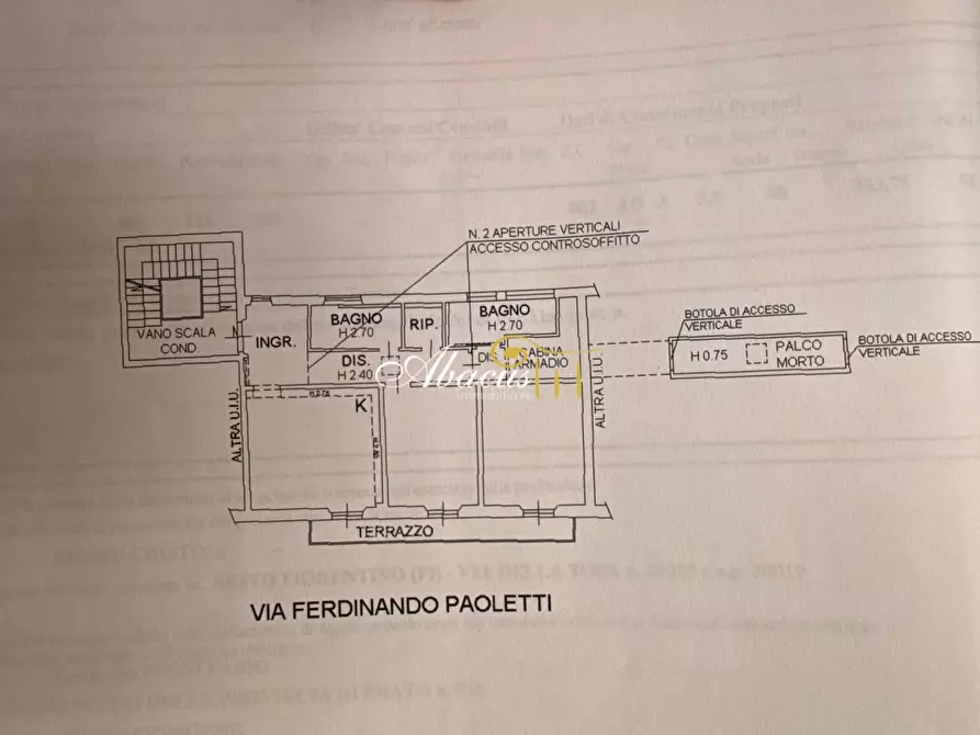 Immagine 13 di Appartamento in affitto  in Via Paoletti a Firenze
