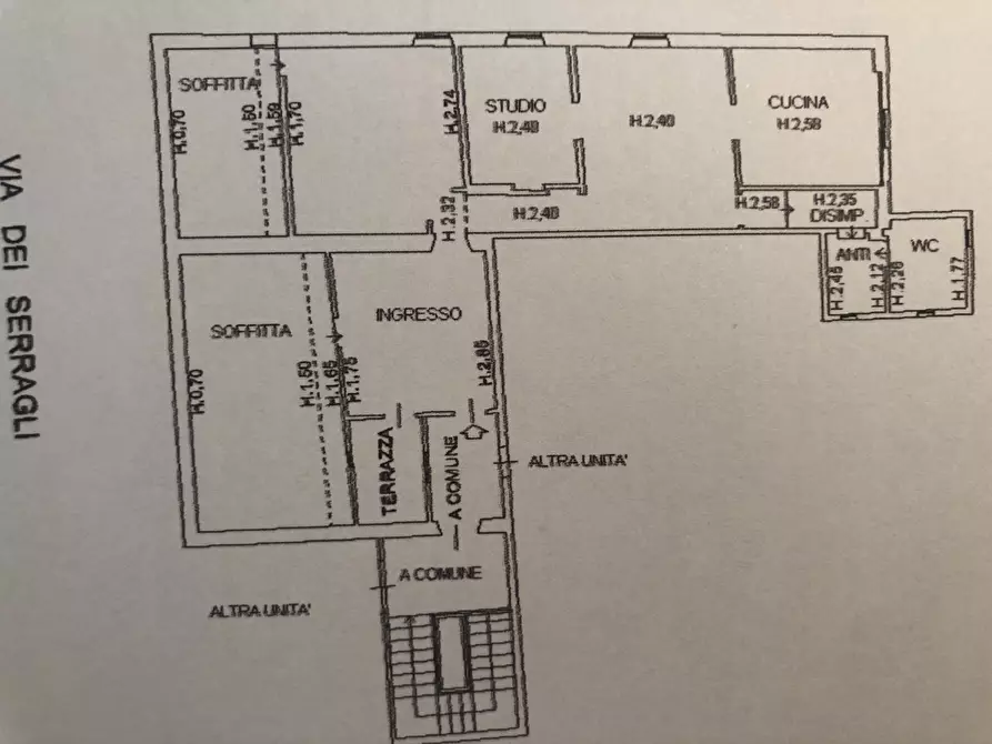 Immagine 31 di Appartamento in affitto  in via dei Serragli a Firenze