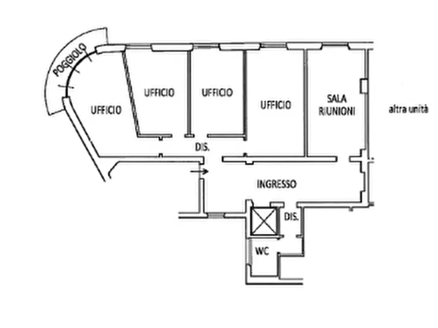 Immagine 14 di Ufficio in affitto  a Padova