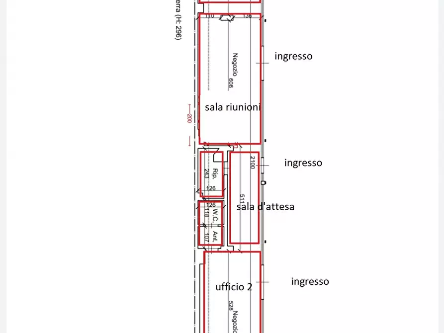 Immagine 3 di Negozio in affitto  in via Sant' Andrea a Viareggio