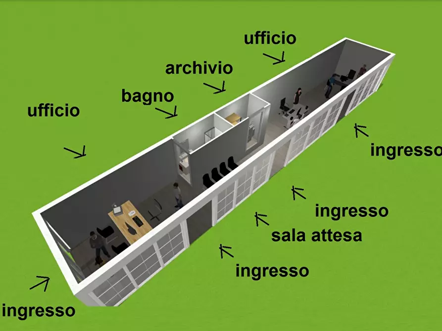 Immagine 6 di Negozio in affitto  in via Sant' Andrea a Viareggio