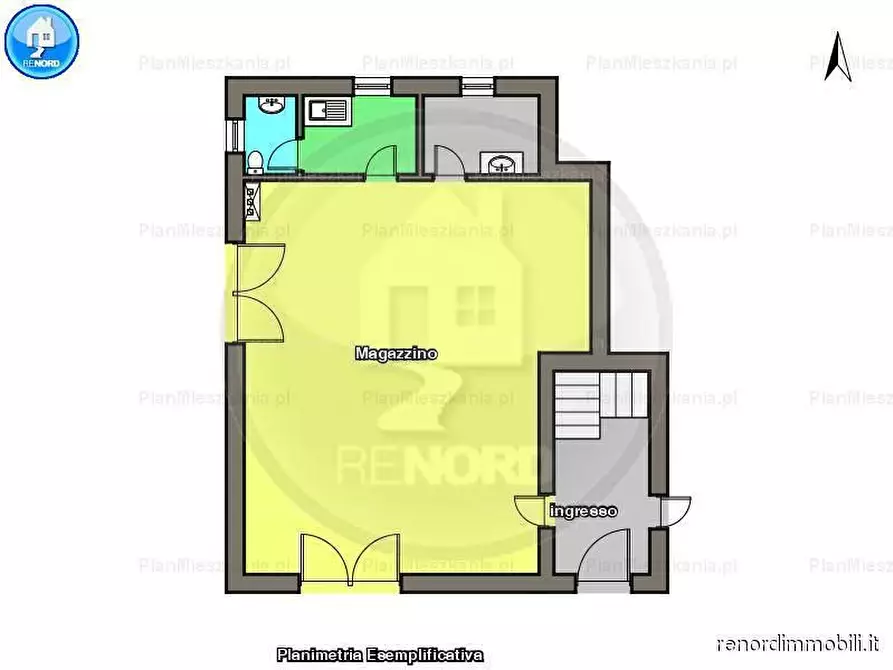 Immagine 2 di Magazzino in affitto  in Via XXV Aprile a Villanterio