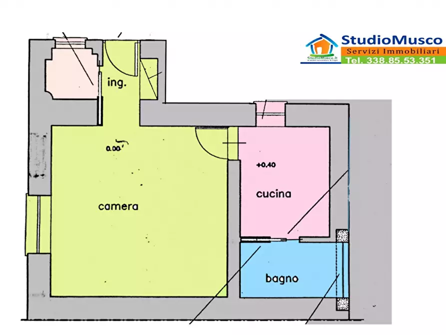 Immagine 13 di Monolocale in affitto  in via Traversa Croce a Capri