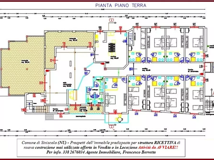 Immagine 15 di Albergo/B&B/Residence in affitto  a Siniscola
