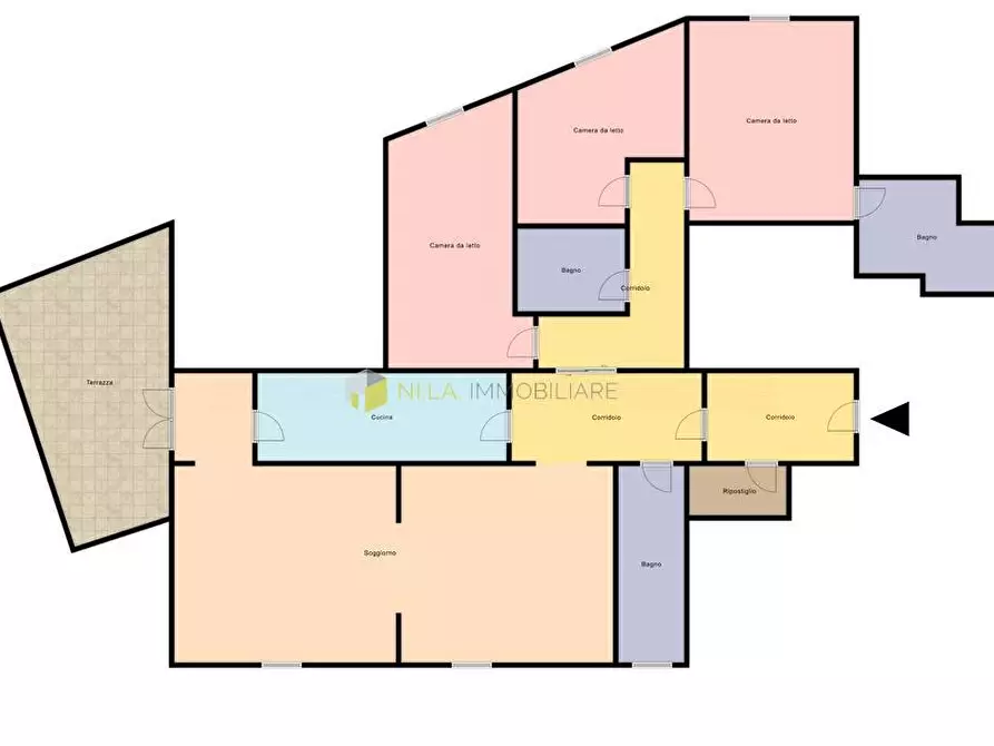 Immagine 1 di Appartamento in vendita  in Via Bixio a Pisa