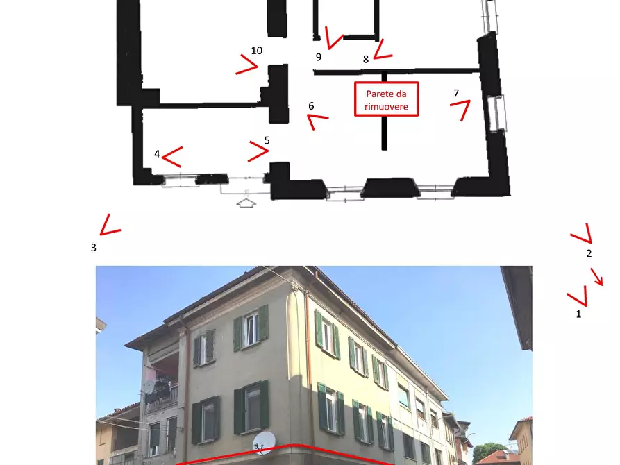 Immagine 1 di Appartamento in vendita  in Via Vittorio Veneto  7 a Lomazzo