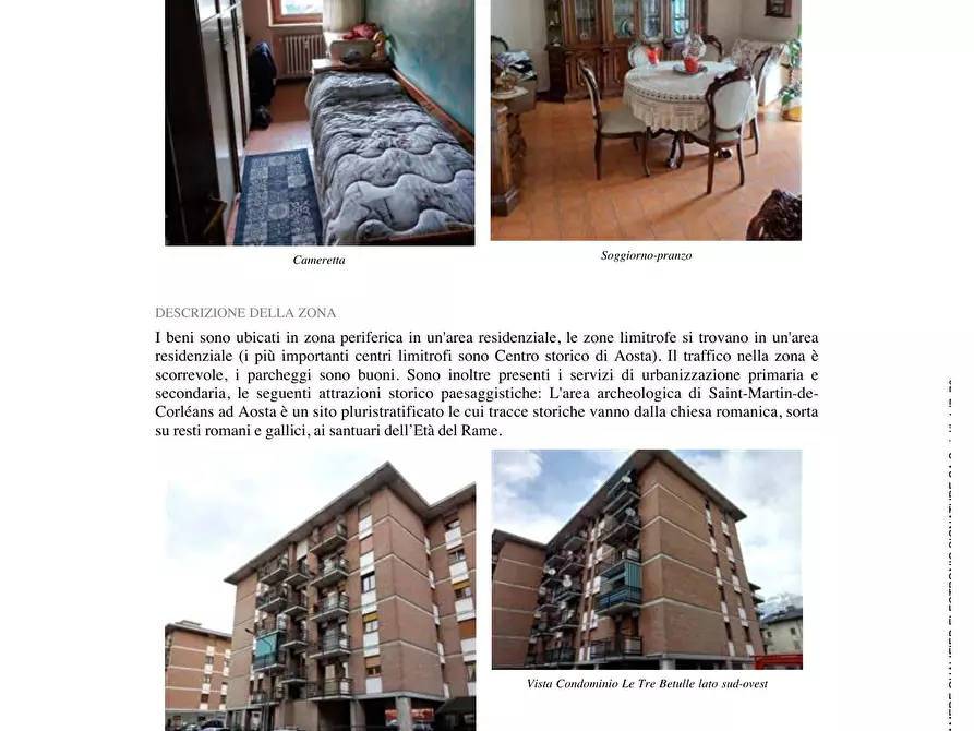 Immagine 1 di Appartamento in vendita  in Via delle Regioni  1 a Aosta