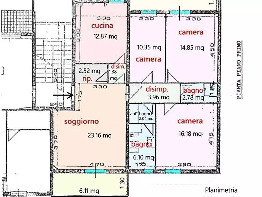 Immagine 1 di Appartamento in vendita  in SASSO D'OMBRONE COMUNE CINIGIANO a Cinigiano