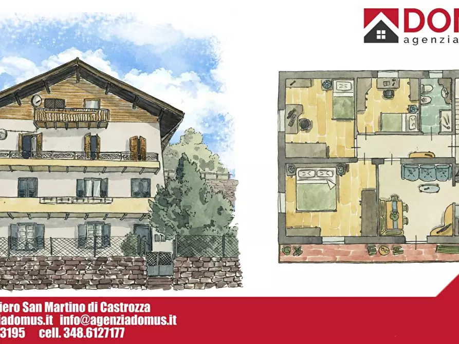 Immagine 1 di Appartamento in vendita  a Primiero San Martino Di Castrozza