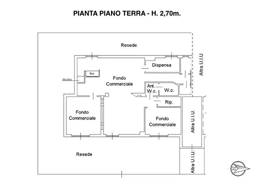 Immagine 1 di Negozio in affitto  in Via Umbria a Montecatini Terme