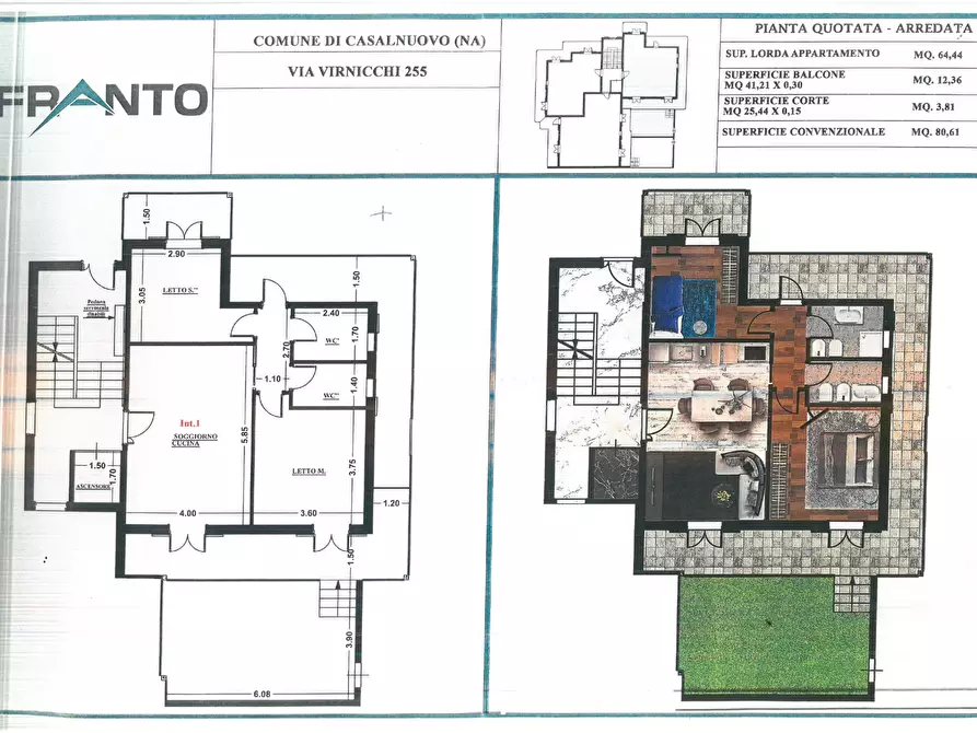 Immagine 1 di Appartamento in vendita  in Via Armando Virnicchi a Casalnuovo Di Napoli