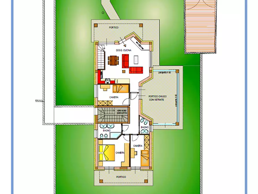 Immagine 8 di Quadrilocale in vendita  in MONTE NETTO a Poncarale