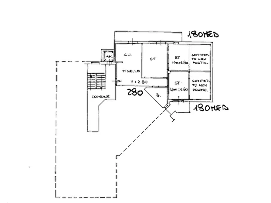Immagine 11 di Quadrilocale in vendita  in Via C. Pisacane 38 a Cattolica