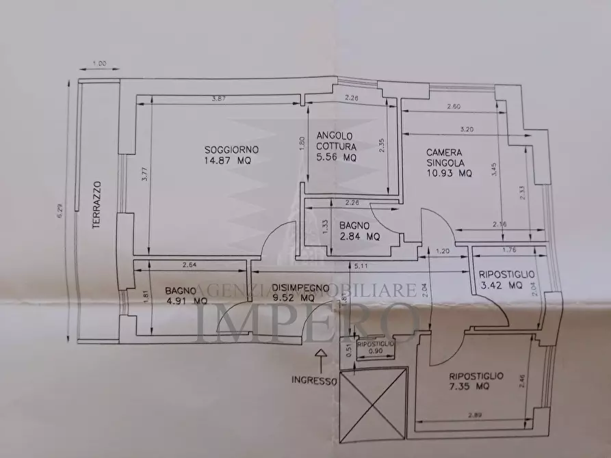 Immagine 21 di Quadrilocale in vendita  in Via Enzo Verrando 10 a Bordighera