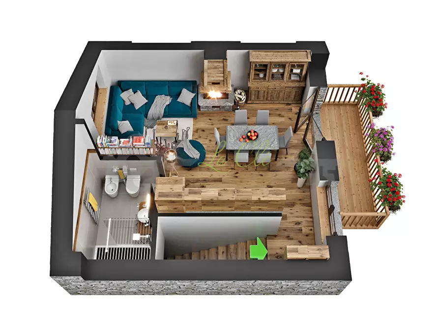 Immagine 8 di Rustico / casale in vendita  a Morgex