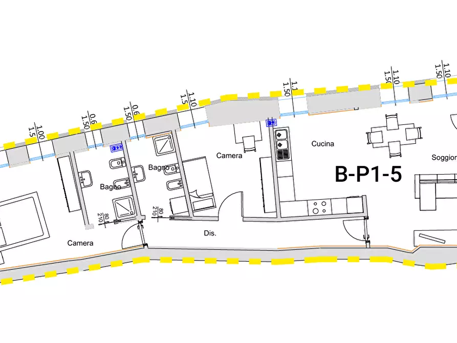 Immagine 2 di Trilocale in vendita  in via mazzini 10 a Langhirano