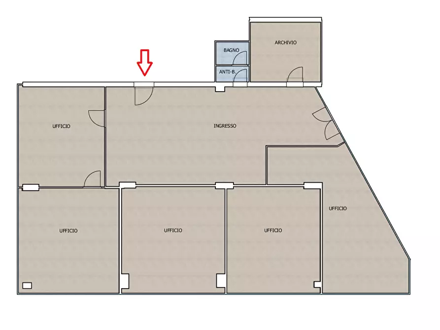 Immagine 21 di Ufficio in vendita  in via cagliostro 476 a Modena