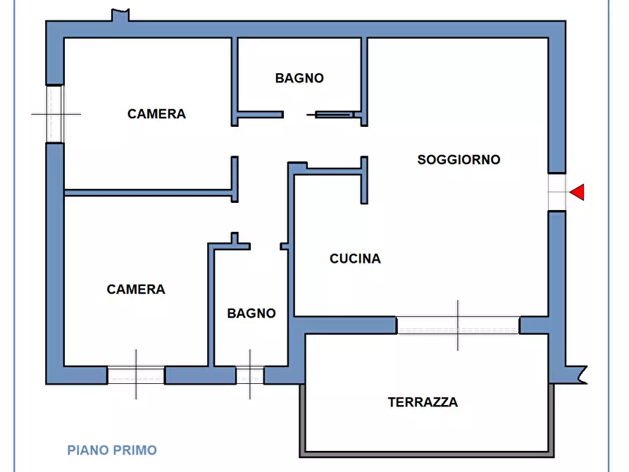 Immagine 25 di Trilocale in vendita  in CASTEL MELLA - ZONA PARCO GIOVANNI PAOLO II a Castel Mella