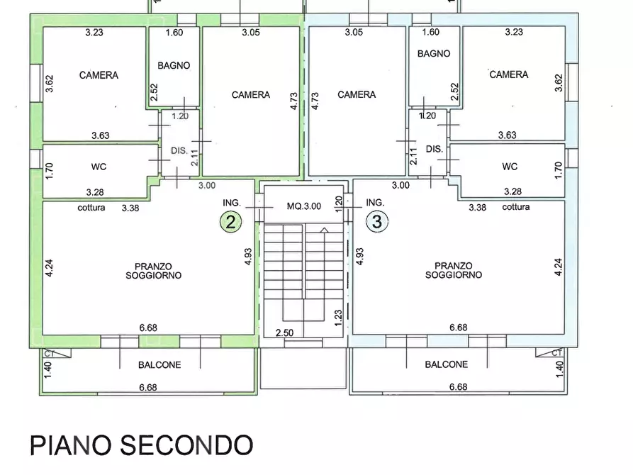 Immagine 3 di Trilocale in vendita  a San Mauro Pascoli