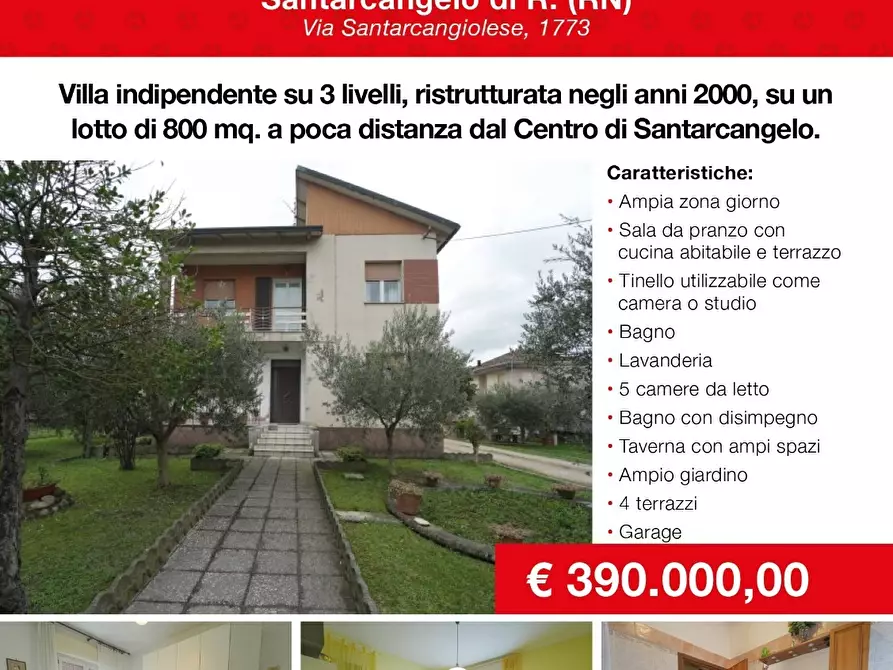 Immagine 1 di Casa indipendente in vendita  in Via Santarcangiolese 1773 a Santarcangelo Di Romagna