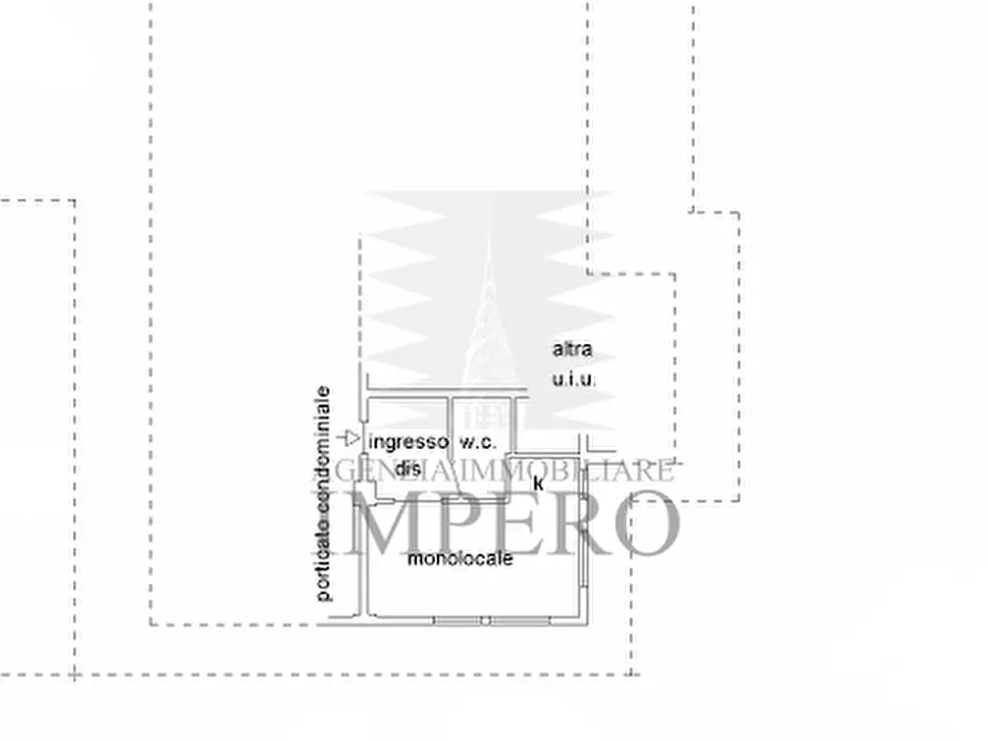 Immagine 12 di Monolocale in vendita  in via virgilio 13 a Bordighera