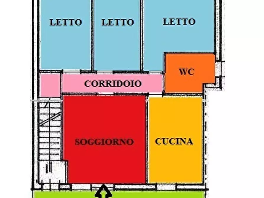Immagine 16 di Porzione di casa in vendita  in Via Conte Torino 93 a Casamassima