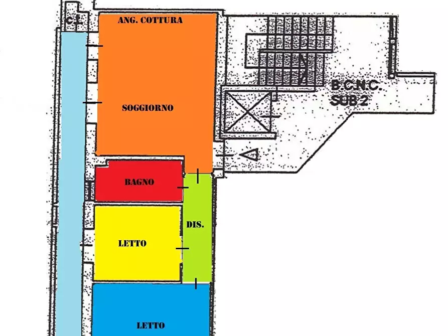 Immagine 11 di Trilocale in vendita  in Via Taranto 18 a Casamassima