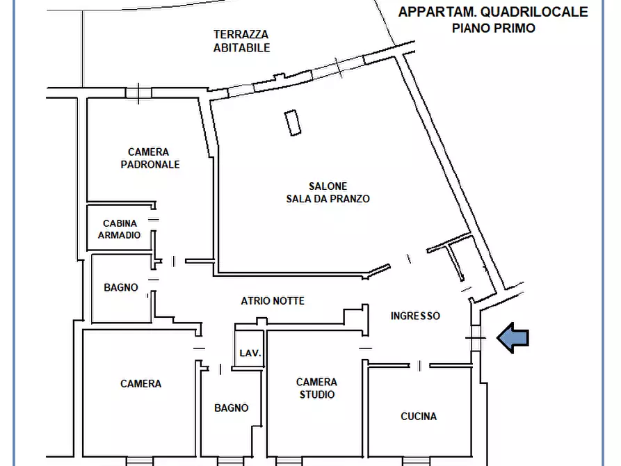 Immagine 25 di Quadrilocale in affitto  in MOMPIANO a Brescia