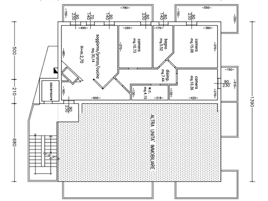 Immagine 33 di Quadrilocale in vendita  in Via Andrea Costa 133 a Santarcangelo Di Romagna
