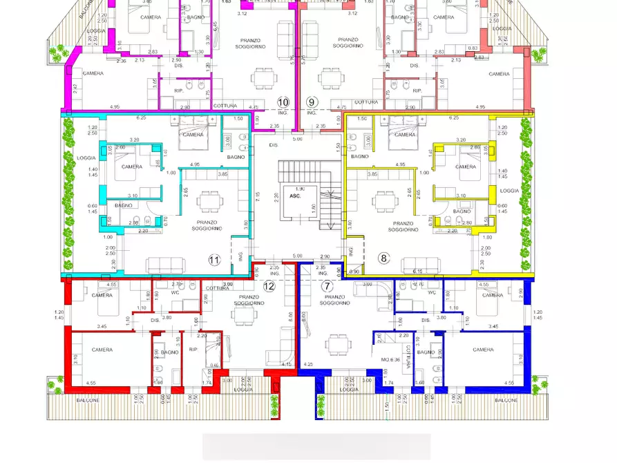 Immagine 3 di Trilocale in vendita  a San Mauro Pascoli