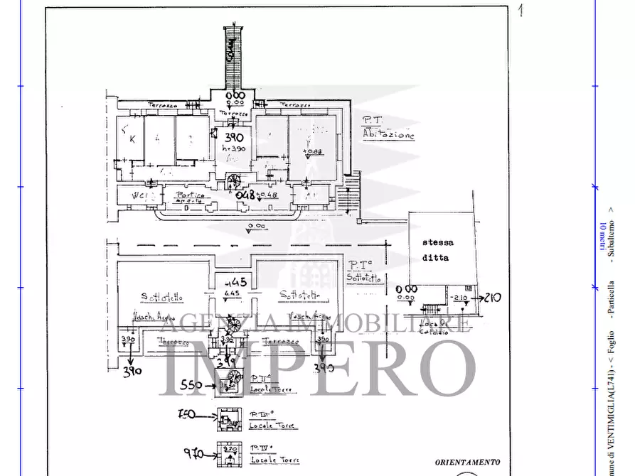 Immagine 23 di Villa in vendita  in Corso Nizza 37 a Ventimiglia
