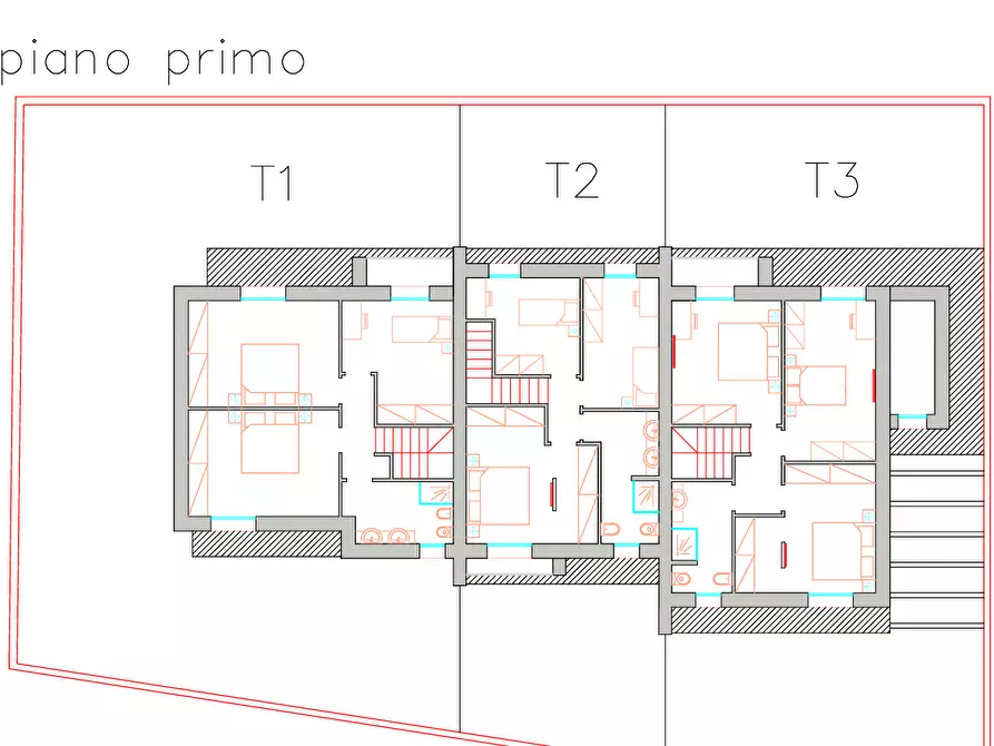 Immagine 3 di Villetta a schiera in vendita  in Strada Montechiarugolo 4 a Parma
