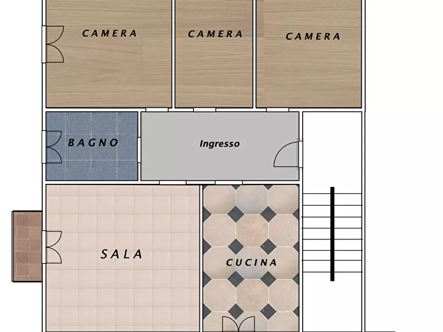 Immagine 24 di Quadrilocale in vendita  in Via Giuseppe Gioacchino Belli 54 a Modena