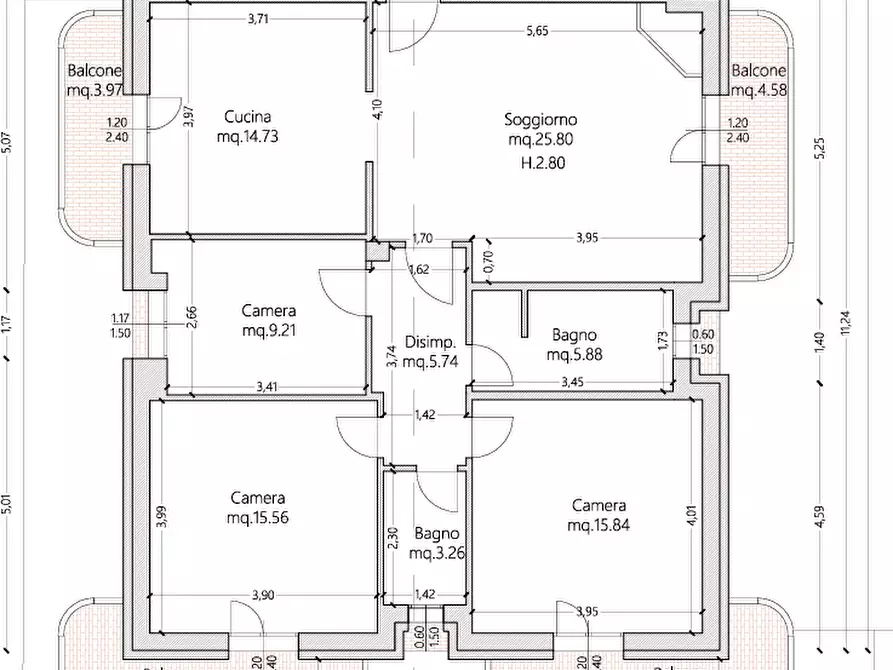 Immagine 29 di Quadrilocale in vendita  in Via San Vito 901 a Santarcangelo Di Romagna