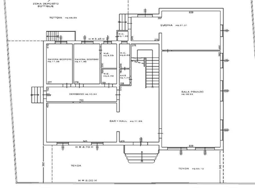 Immagine 5 di Palazzo in vendita  a Rimini