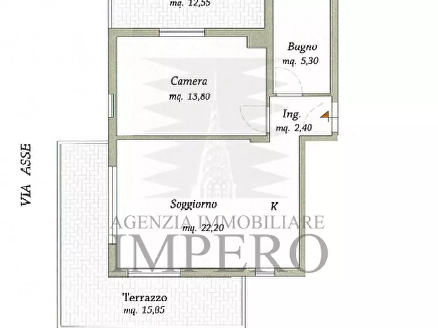 Immagine 3 di Bilocale in vendita  in Passaggio Trento Trieste 39 a Ventimiglia