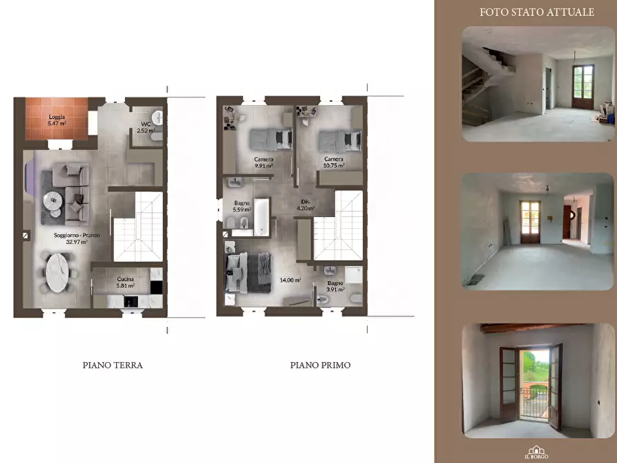 Immagine 5 di Terratetto in vendita  in Via Aia Marcucci 11 a Pennabilli