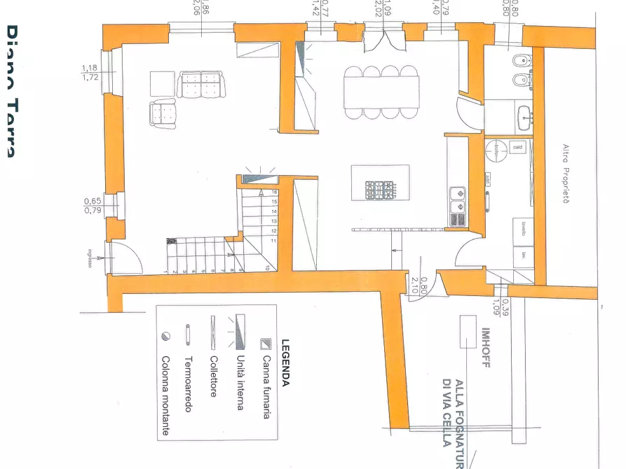 Immagine 37 di Villetta a schiera in vendita  in Via Bellaere 24 a Santarcangelo Di Romagna