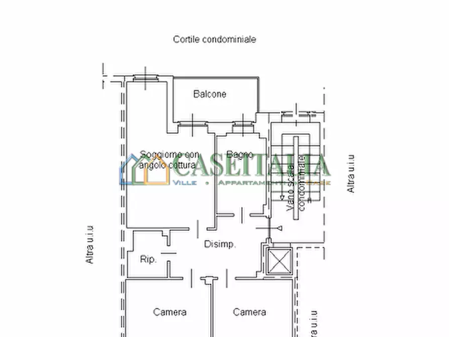 Immagine 24 di Trilocale in vendita  in Corso Torino 83 a Buttigliera Alta