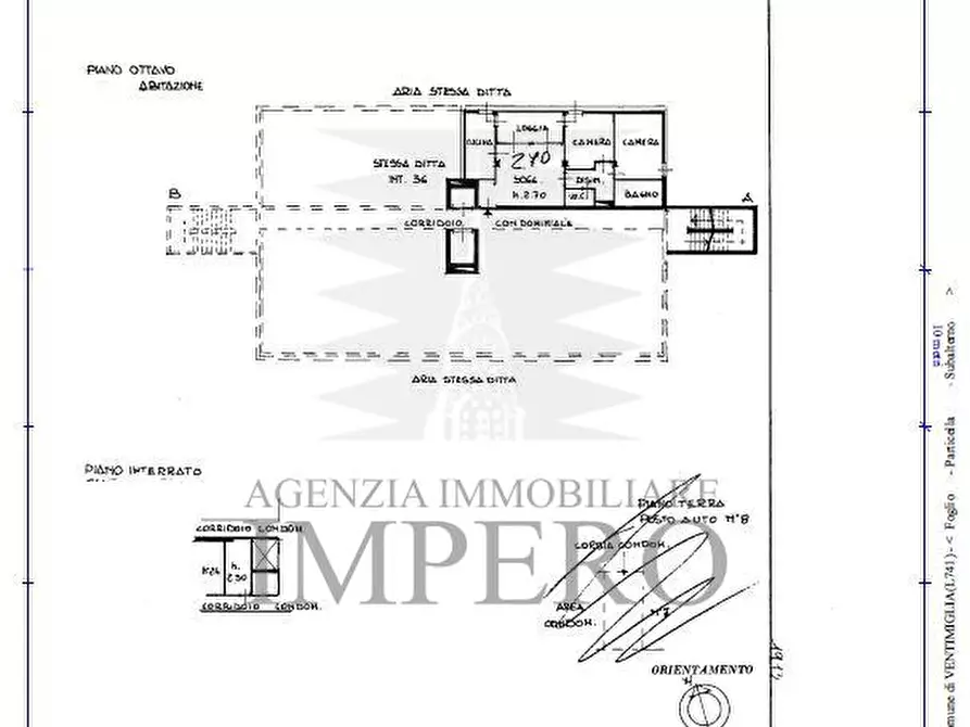 Immagine 13 di Quadrilocale in vendita  in Via San Secondo 13 a Ventimiglia