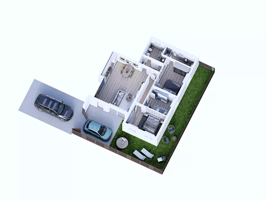 Immagine 7 di Quadrilocale in vendita  a Rovigo