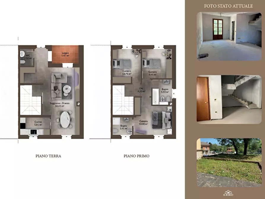 Immagine 6 di Terratetto in vendita  in Via Aia Marcucci 11 a Pennabilli