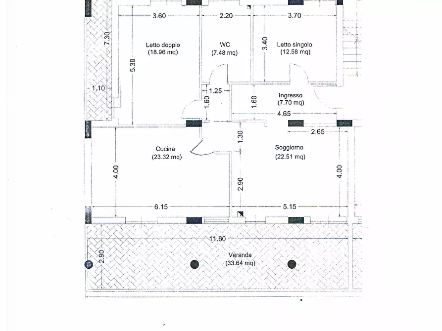 Immagine 5 di Quadrilocale in vendita  a Siracusa