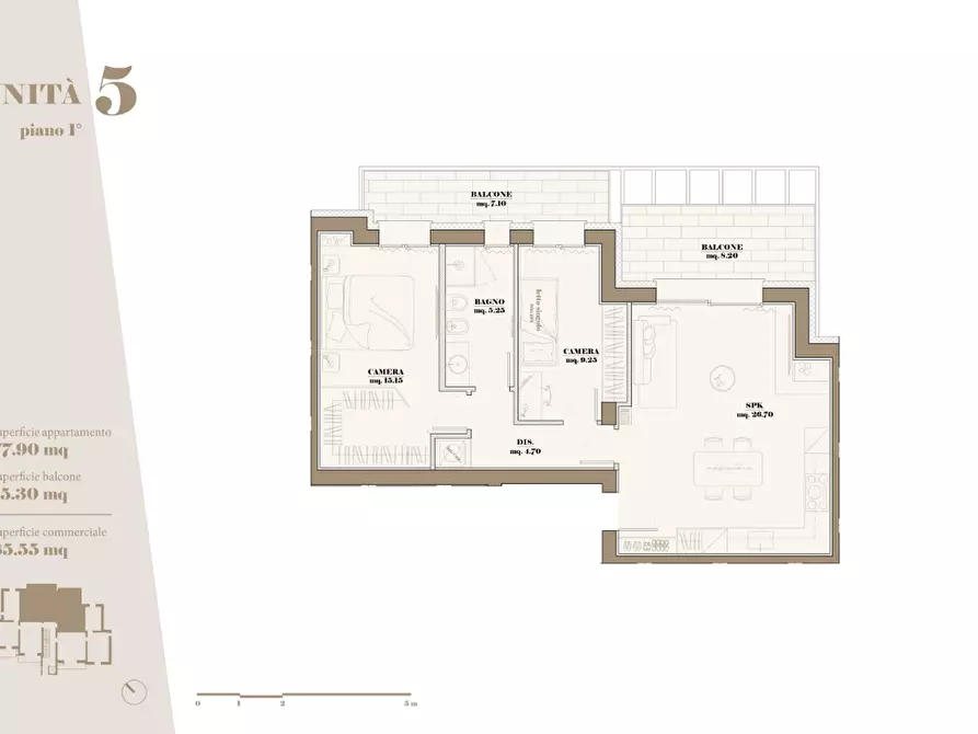 Immagine 9 di Trilocale in vendita  in Via Palmiro Togliatti 75 a Santarcangelo Di Romagna