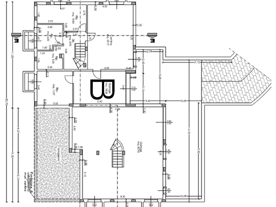 Immagine 13 di Casa bifamiliare in vendita  a Rimini