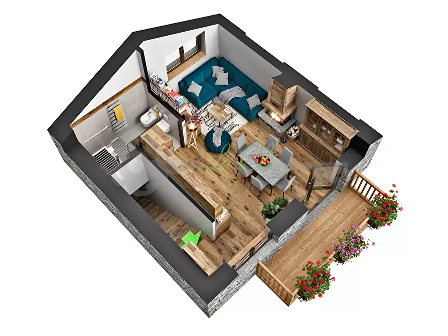 Immagine 9 di Rustico / casale in vendita  a Morgex