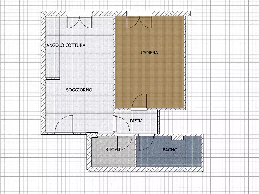 Immagine 19 di Bilocale in affitto  in canalgrande 90 a Modena