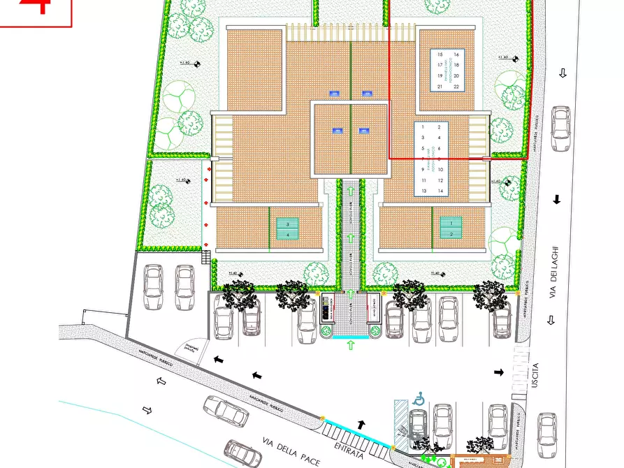 Immagine 2 di Appartamento in vendita  in via canaletto a Castelnuovo Magra