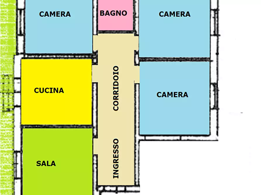 Immagine 5 di Casa indipendente in vendita  a Arcola