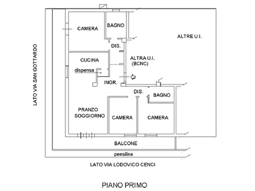 Immagine 47 di Quadrilocale in vendita  in Viale San Gottardo a Rimini
